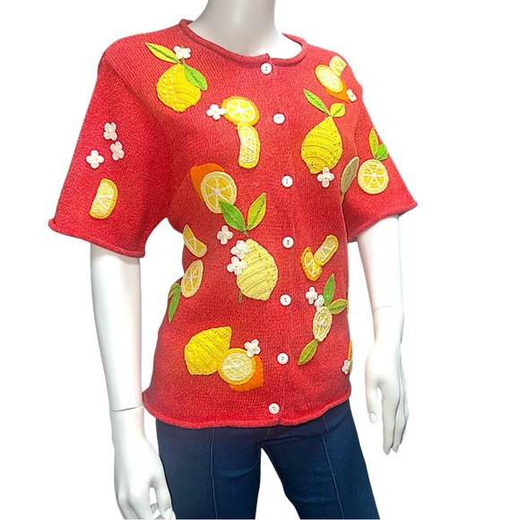 Embroidered Cardigan 🍋 - Picture 3 of 15